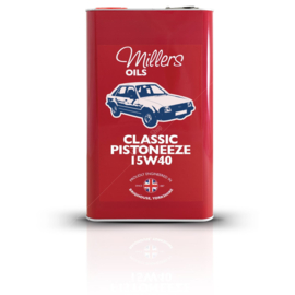 Millers Oil Classic Pistoneeze 15W40. 1 en 5 liter