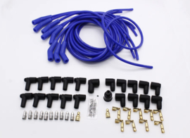 8.5mm Spark Plug Wire Set V8 - 45 degree boots blue