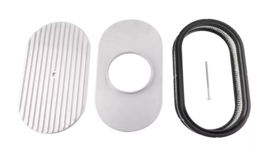 Aluminium oval 15 inch luchtfiler