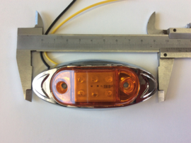 6 led zijmarkering lamp orange