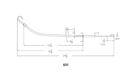Dipstick with Tube, Engine, Steel, Chrome, Chevy, Small Block
