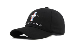 Baseball cap ford black/white Horse