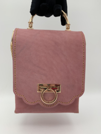 Handtas pink messenger hand/cross body bag