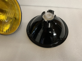 7 inch Amerikaanse  koplamp met geel glas H4 lamp set 2 stuks