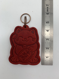 Lucky cat sleutelhanger in 19 verschillende kleuren