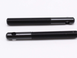 Hood pin kit Zwart. Motorkap snel sluiting