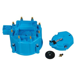 GM V8 verdeelkap & rotor kit blauw