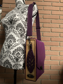 Schouder tas  paars shoulder bag