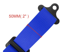 4 punts gordel set blauw.