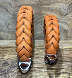Hondenhalsband leer Orange