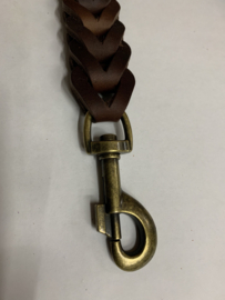Lederen honden riem brown