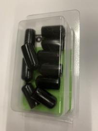 Afstop Vacuum Caps, 3/8 in. Size, Vinyl, Set of 10