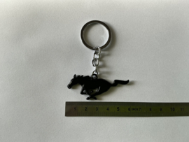 Ford Mustang pony sleutelhanger Zwart