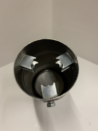 Rond 3 inch rvs sierstuk 40-65mm aansluit diameter