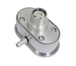 Aluminium finned breather met pcv valve