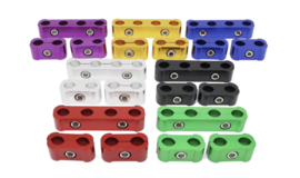Aluminium bougiekabel houders div. Kleuren