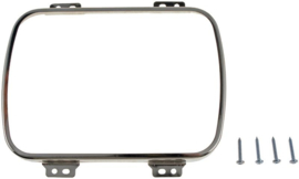 Rectangular Headlamp Retaining Ring (2) With 4 Retaining Screws