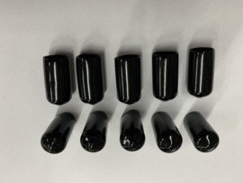 Afstop Vacuum Caps, 3/8 in. Size, Vinyl, Set of 10