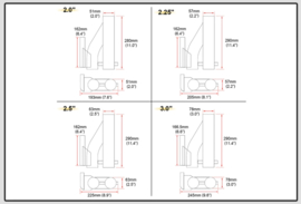 Rvs uitlaat klep 2,5 inch met afstands bediening