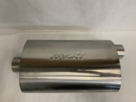 MAX Spiral Straight Flo Performance rvs uitlaat demper 2,5 inch