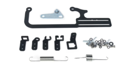 Throttle cable bracket duo Black