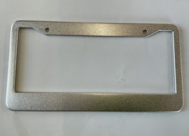 Amerikaanse kenteken plaathouder mat zilver 2 hole