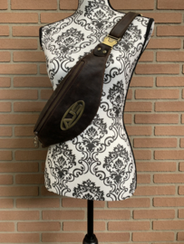Crossbody / buidel tas 100% leer