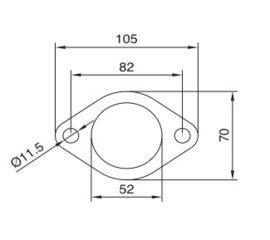 2 inch las flens set