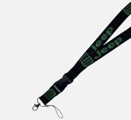 Keycord sleutelhanger jeep Green