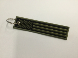 American  flag goud sleutelhanger