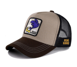 Baseball cap road runner zand