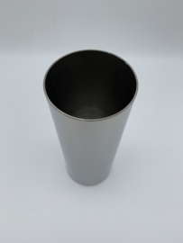 RVS Ronde eindstuk 3 inch rolled edge ( 20cm lang )
