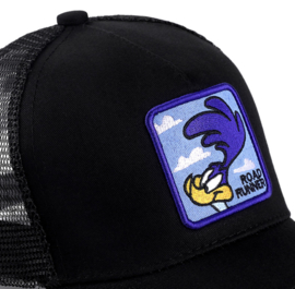 Baseball cap road runner zwart