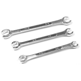 PERFORMANCE TOOL W350 3-DELIGE SAE-FLAREMOERSLEUTELSET