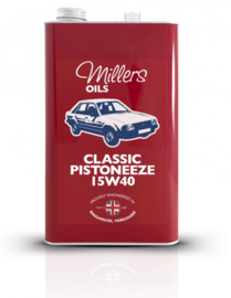 Millers Oil Classic Pistoneeze 15W40. 5 liter