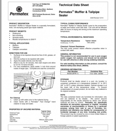 Permatex Uitlaat sealer