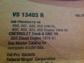 GM & Oldsmobile V8 klepdeksel pakkingen