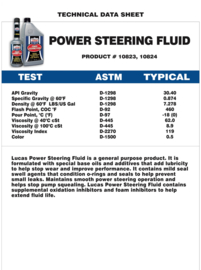 Lucas power steering fluid