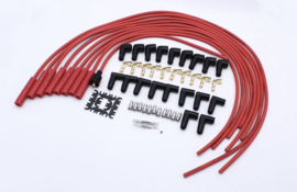 8.5mm Spark Plug Wire Set V8 - straight boots red