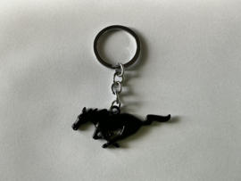 Ford Mustang pony sleutelhanger Zwart
