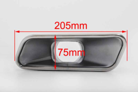 Uitlaat Sierstukken set RVS mercedes AMG look