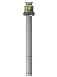 Line Adapter, Steel, Natural, 3/8 in. Inverted Flare Male Threads, 3/8 in. Hose Barb, 4.50 in. Length, Each