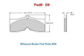 Wilwood brake pads Corvette 1965-1982