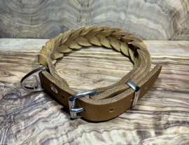 Hondenhalsband leer cognac