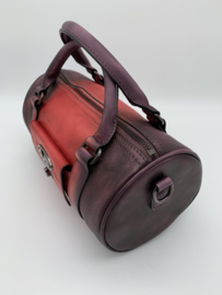 Handtas Red/wine round schoulder bag