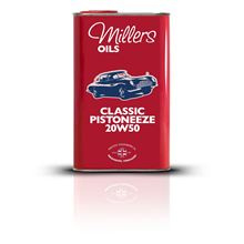 Millers Oil Classic Pistoneeze 20W50. 1 en 5 liter