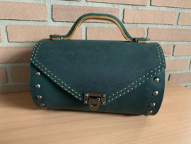 Handtas dark green ratfink handbag