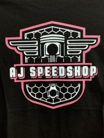 T-shirt Speedshop / pink logo