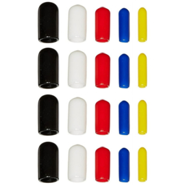 Afstop Vacuum Caps, Vinyl, Set of 20