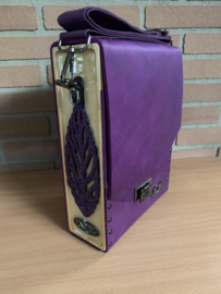 Schouder tas  paars shoulder bag